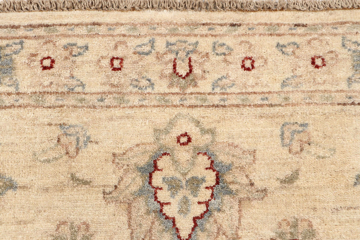 Tan Oushak 2'  9" x 9'  9" - No. QA48464