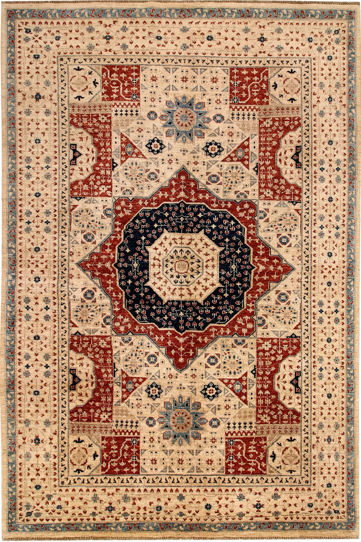 Bisque Mamluk 6' 7 x 9' 10 - No. 69110