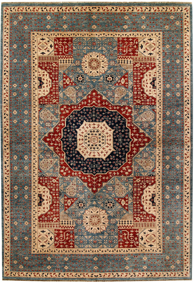 Multi Colored Mamluk 6' 6 x 9' 8 - No. 69113