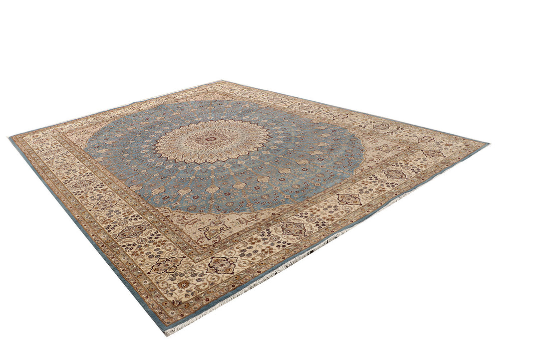 Light Slate Grey Gombud 9' 2 x 12' 2 - No. 69120 - ALRUG Rug Store
