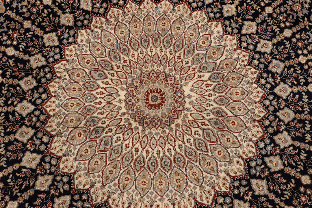 Midnight Blue Gombud 9' x 12' 5 - No. 69121 - ALRUG Rug Store