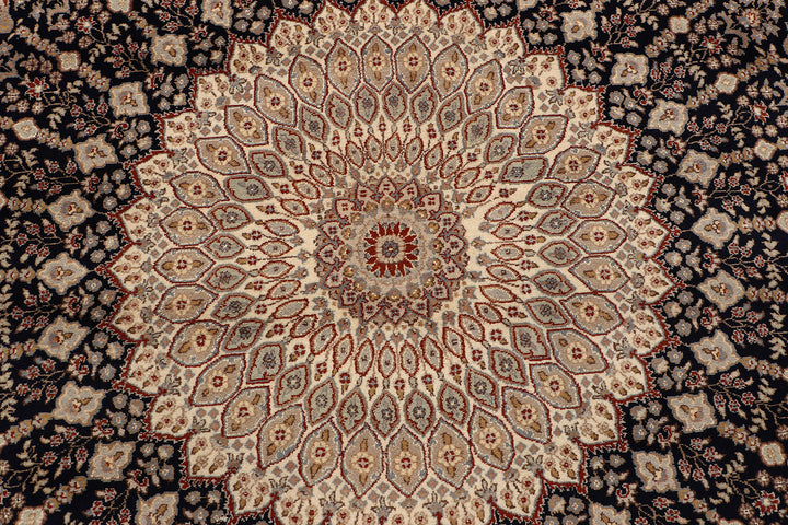 Midnight Blue Gombud 9' x 12' 5 - No. 69121 - ALRUG Rug Store