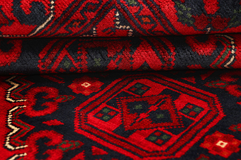 Dark Red Khal Mohammadi 4' 1 x 6' 9 - No. 69123