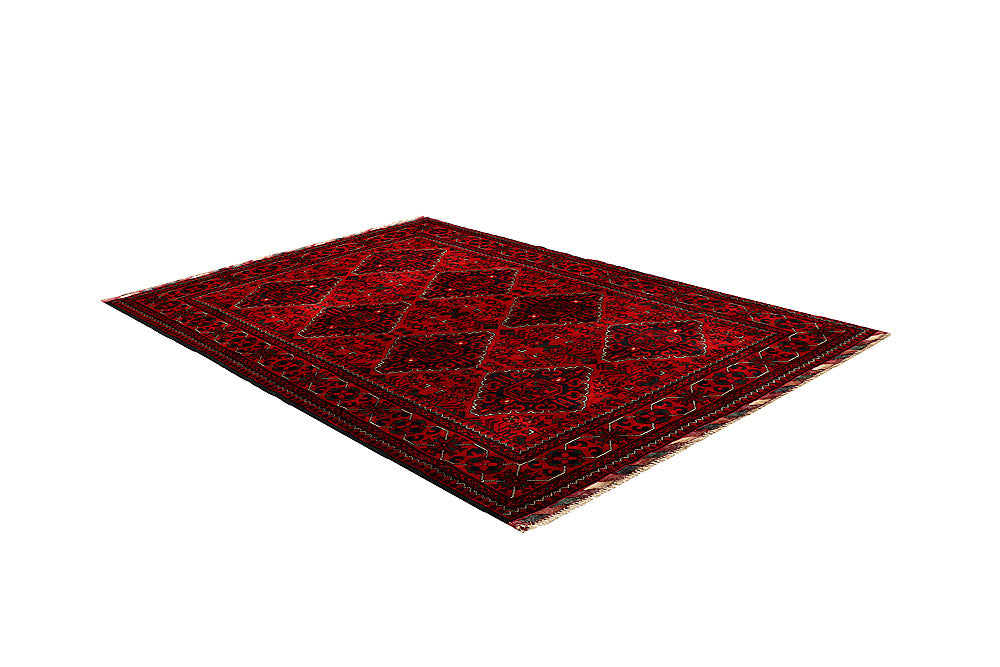 Dark Red Khal Mohammadi 4' 1 x 6' 9 - No. 69123