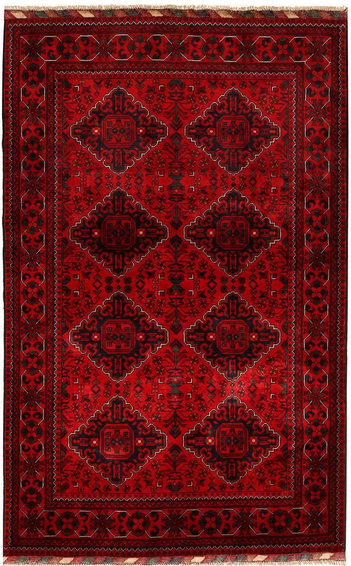 Dark Red Khal Mohammadi 4' 1 x 6' 9 - No. 69123