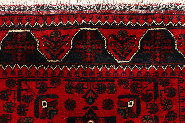 Dark Red Khal Mohammadi 2' 5 x 28' 7 - No. 69125