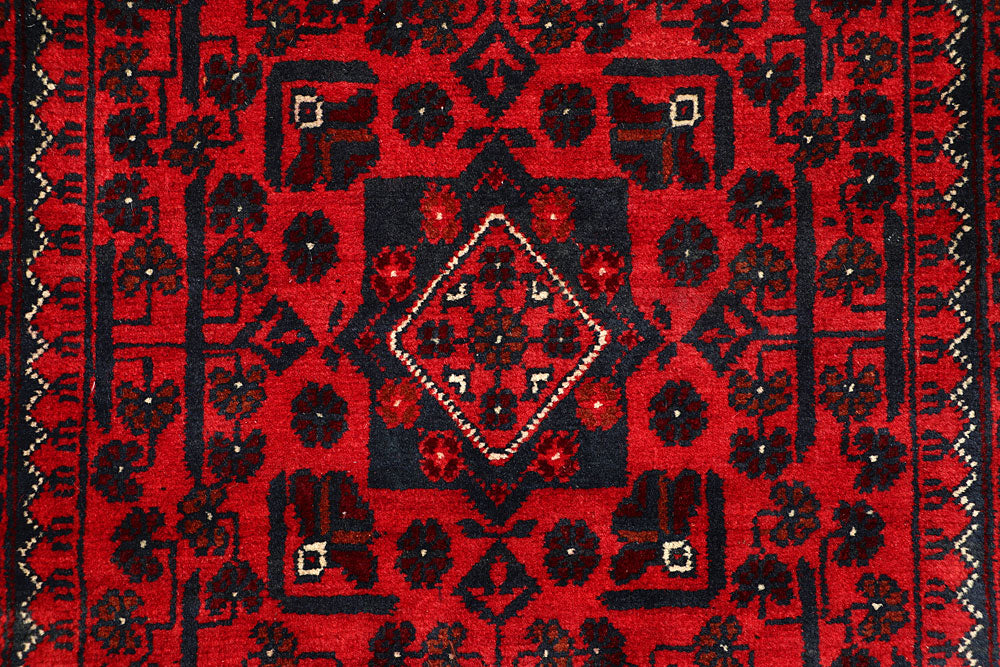 Dark Red Khal Mohammadi 2' 7 x 22' 6 - No. 69126