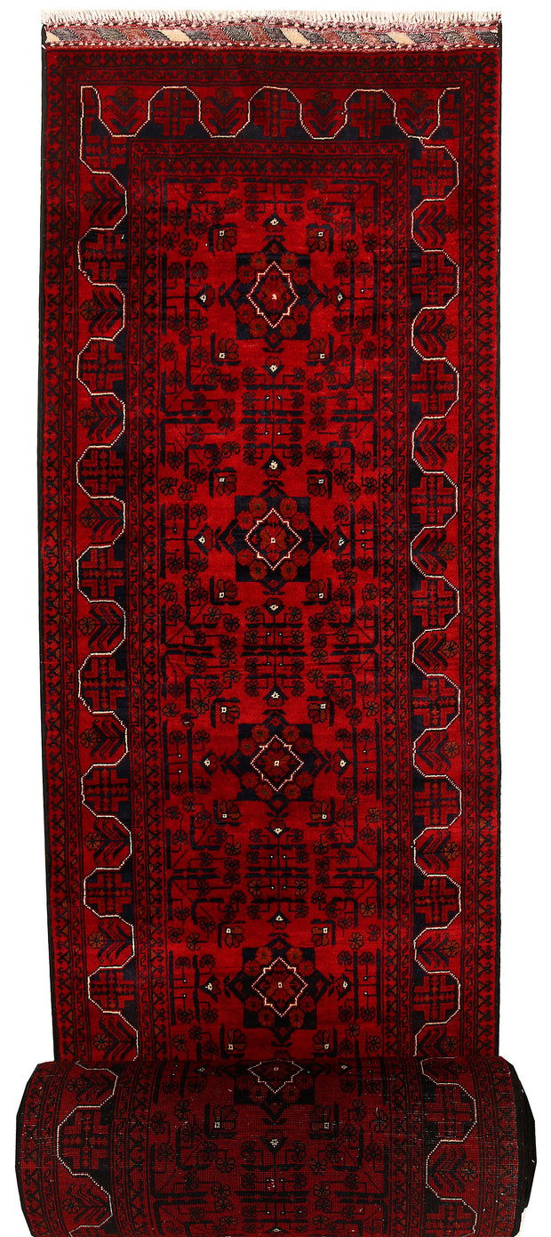 Dark Red Khal Mohammadi 2' 6 x 31' 10 - No. 69127