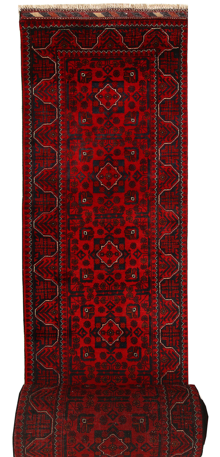 Dark Red Khal Mohammadi 2' 6 x 32' 4 - No. 69130