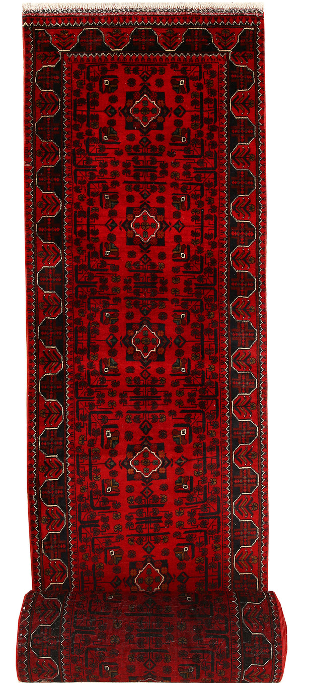 Dark Red Khal Mohammadi 2' 6 x 28' 4 - No. 69131