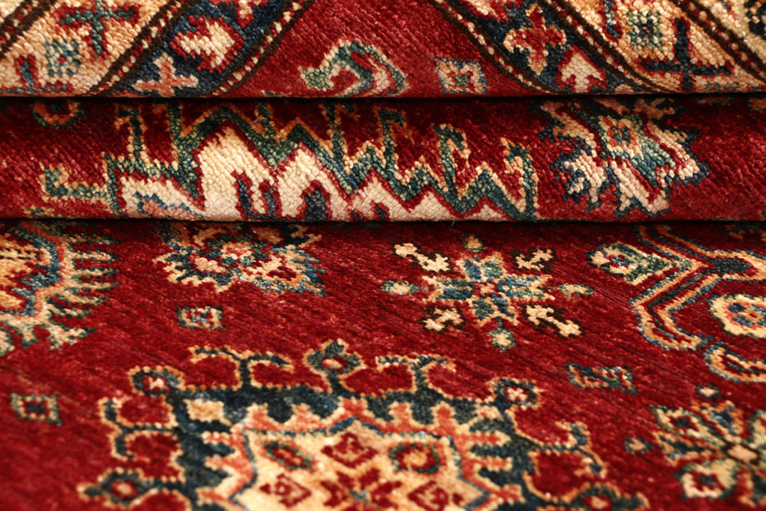 Firebrick Kazak 4'  10" x 6'  7" - No. QA92231