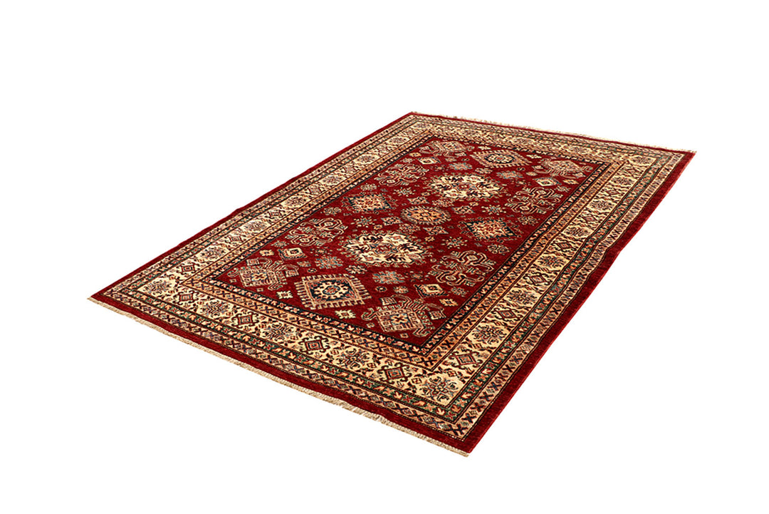 Firebrick Kazak 4'  10" x 6'  7" - No. QA92231