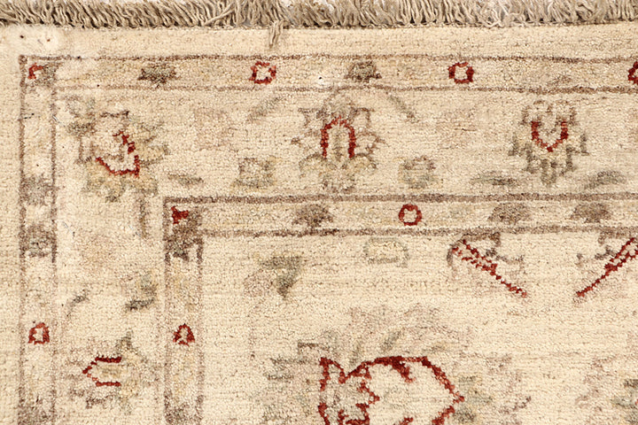 Tan Oushak 2'  7" x 12'  1" - No. QA50475