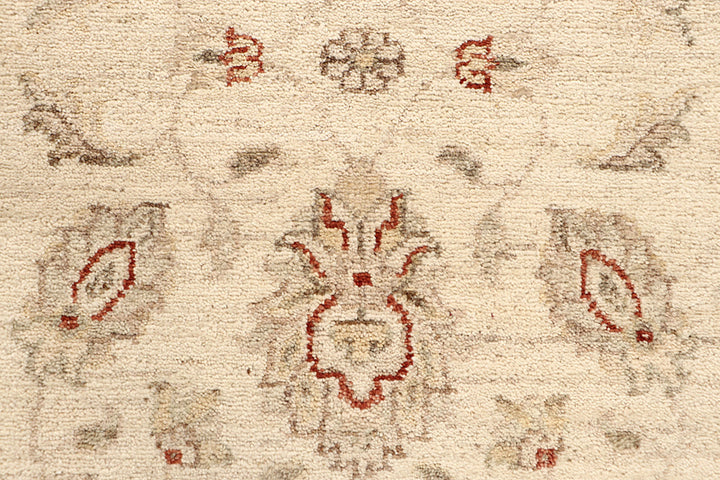 Tan Oushak 2'  7" x 12'  1" - No. QA50475