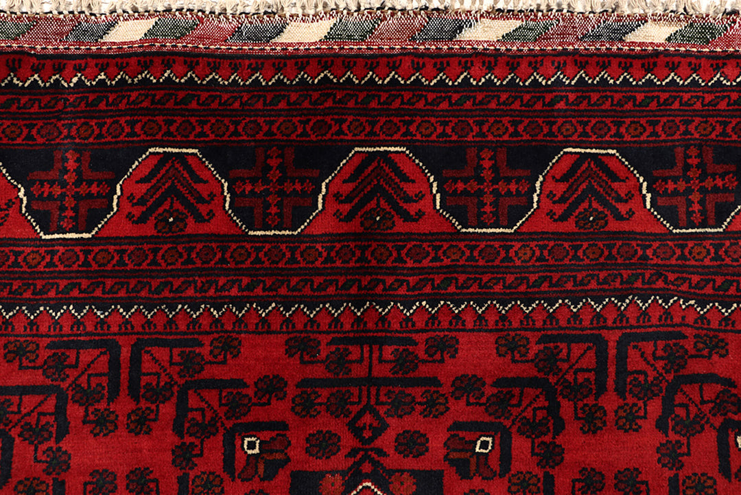 Dark Red Khal Mohammadi 6'  4" x 9'  5" - No. QA91984