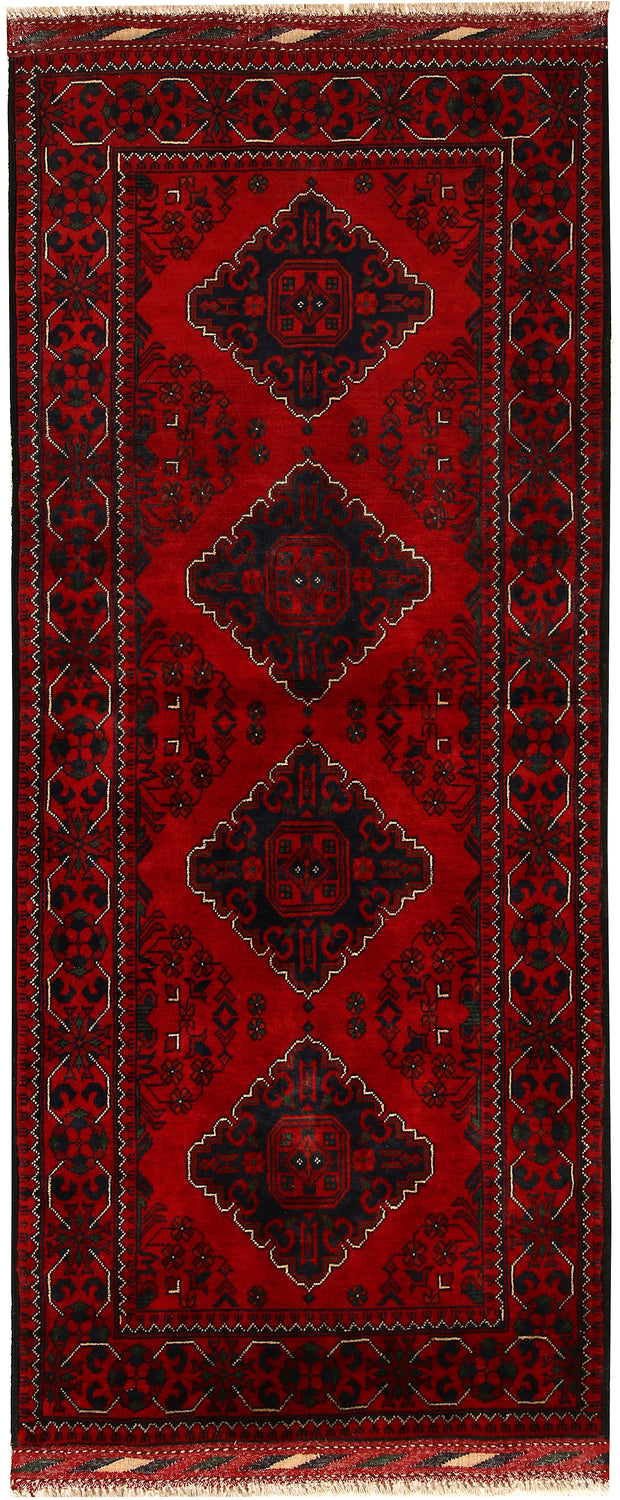 Dark Red Khal Mohammadi 2'  8" x 6'  5" - No. QA16243