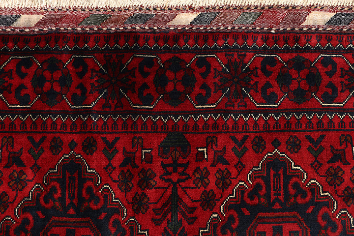 Dark Red Khal Mohammadi 3'  11" x 9'  10" - No. QA41827
