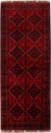 Dark Red Khal Mohammadi 3'  11" x 9'  10" - No. QA41827