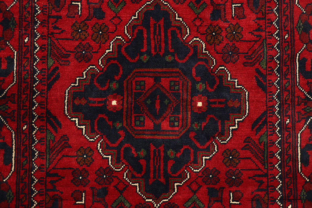 Dark Red Khal Mohammadi 2'  8" x 9'  7" - No. QA38871