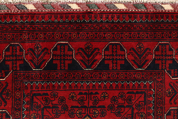 Dark Red Khal Mohammadi 2'  11" x 6'  4" - No. QA71600