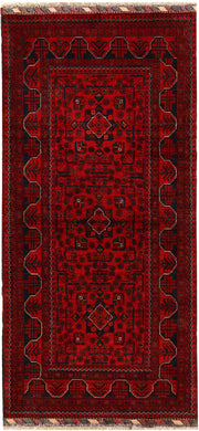 Dark Red Khal Mohammadi 2'  11" x 6'  4" - No. QA71600