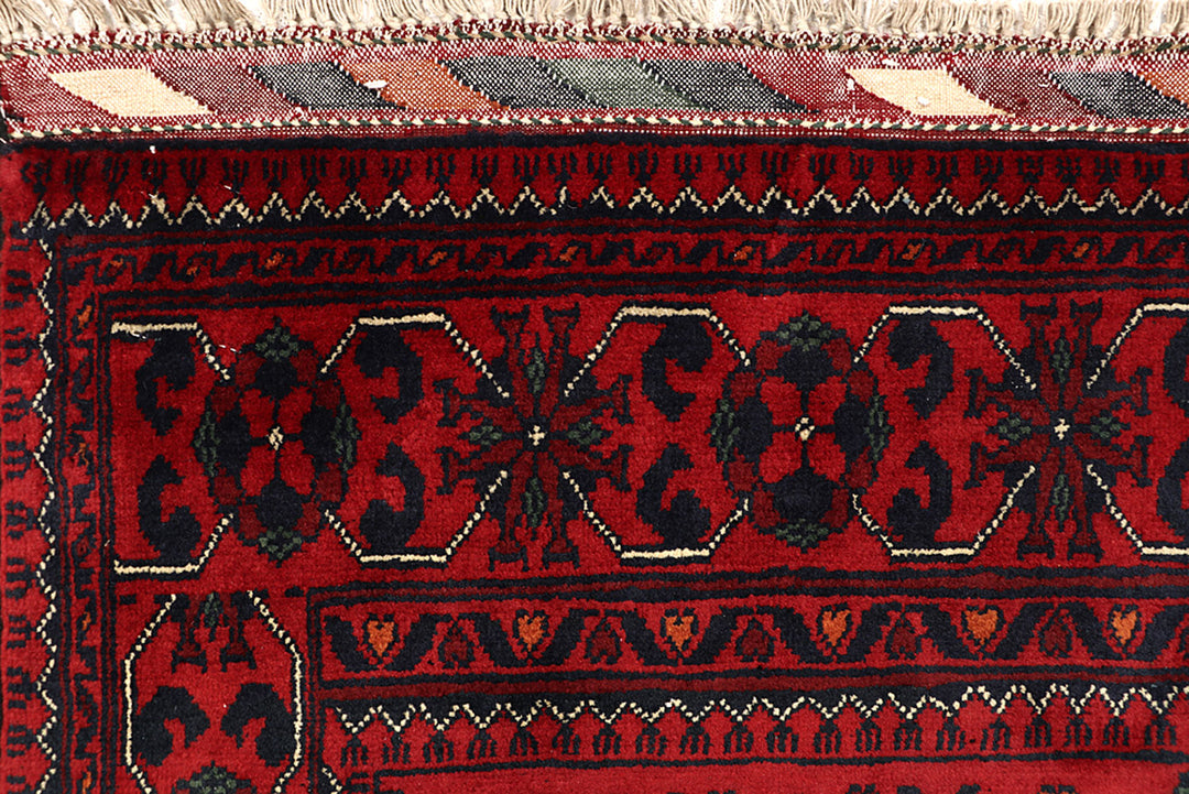 Dark Red Khal Mohammadi 2'  6" x 9'  3" - No. QA87206