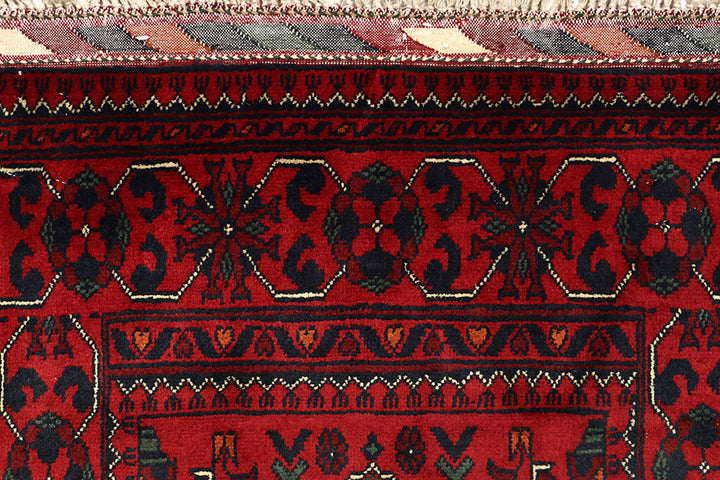 Dark Red Khal Mohammadi 2'  6" x 9'  3" - No. QA87206