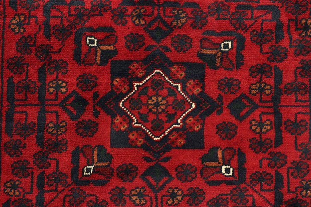 Dark Red Khal Mohammadi 2'  7" x 9'  5" - No. QA63606