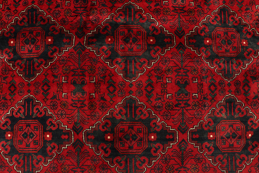 Dark Red Khal Mohammadi 9'  8" x 12'  6" - No. QA29882