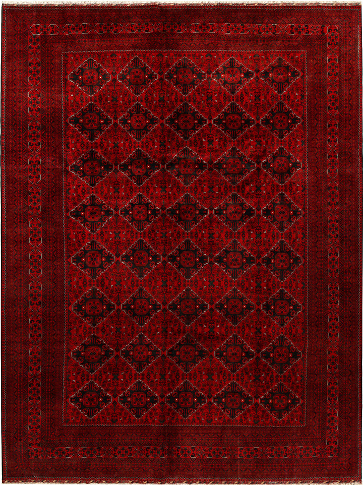 Dark Red Khal Mohammadi 9'  8" x 12'  6" - No. QA29882