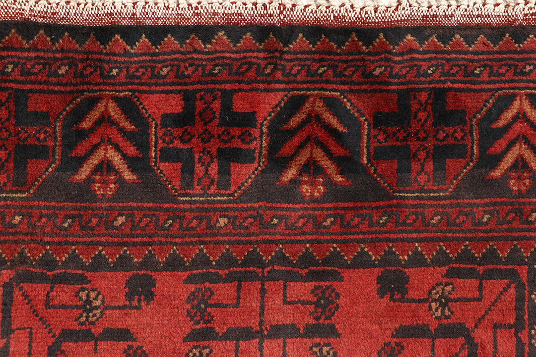 Dark Red Khal Mohammadi 2' 9 x 9' 6 - No. 69280