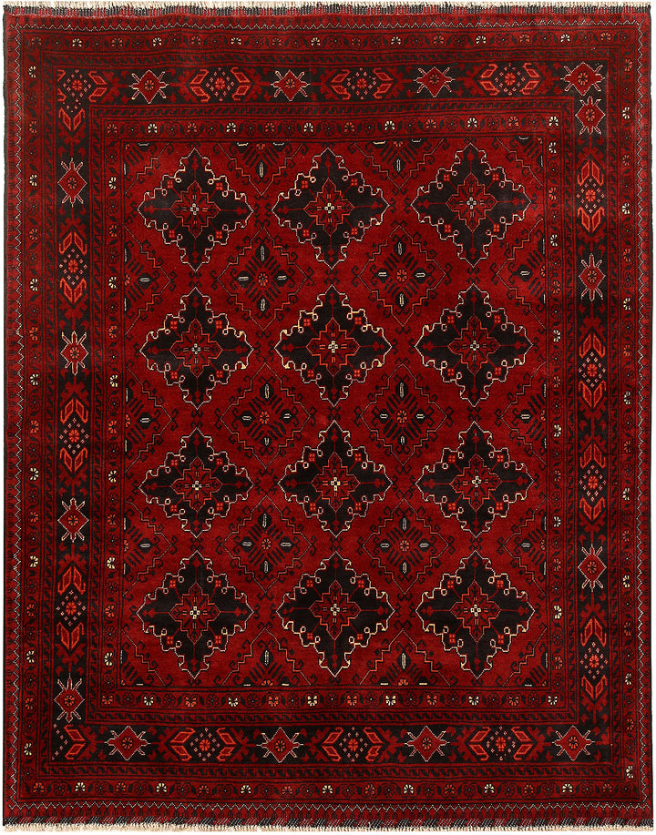 Dark Red Khal Mohammadi 5' 1 x 6' 4 - No. 69312