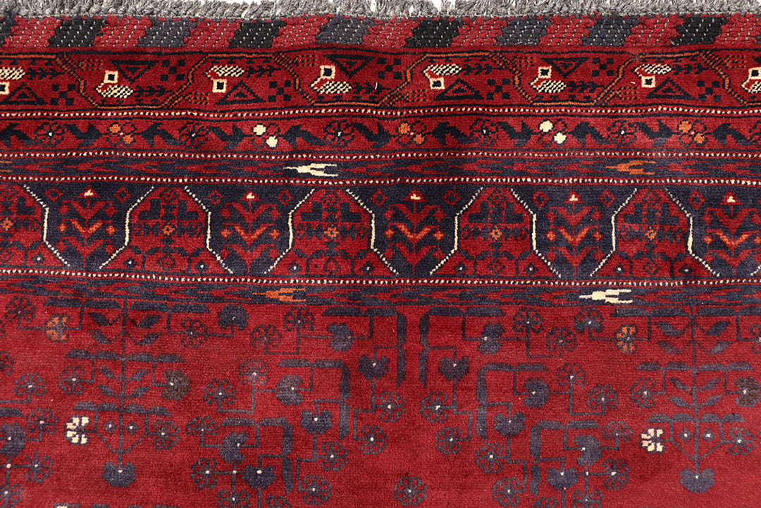 Dark Red Khal Mohammadi 4'  9" x 6'  5" - No. QA98165