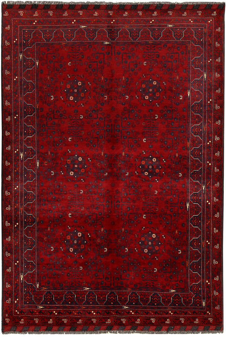 Dark Red Khal Mohammadi 4'  9" x 6'  5" - No. QA98165