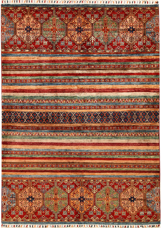 Multi Colored Kazak 5' x 6' 10 - No. 69327