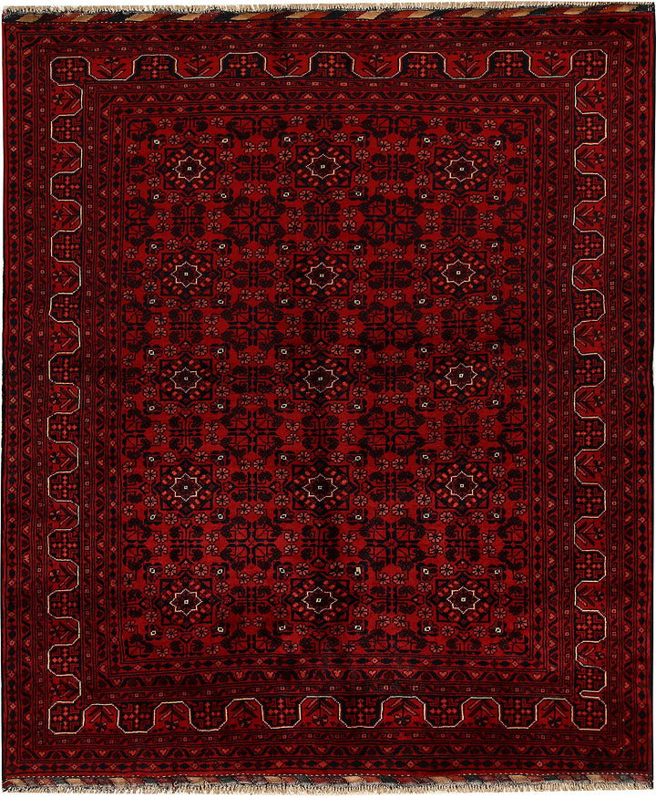 Maroon Khal Mohammadi 4'  9" x 5'  9" - No. QA52335