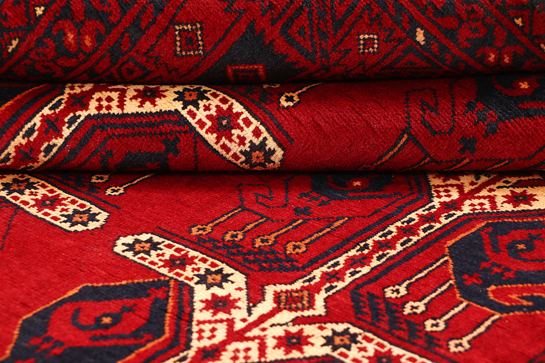 Firebrick Khal Mohammadi 4'  8" x 6'  3" - No. QA91188