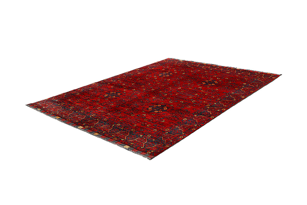 Dark Red Khal Mohammadi 4'  9" x 6'  2" - No. QA51882