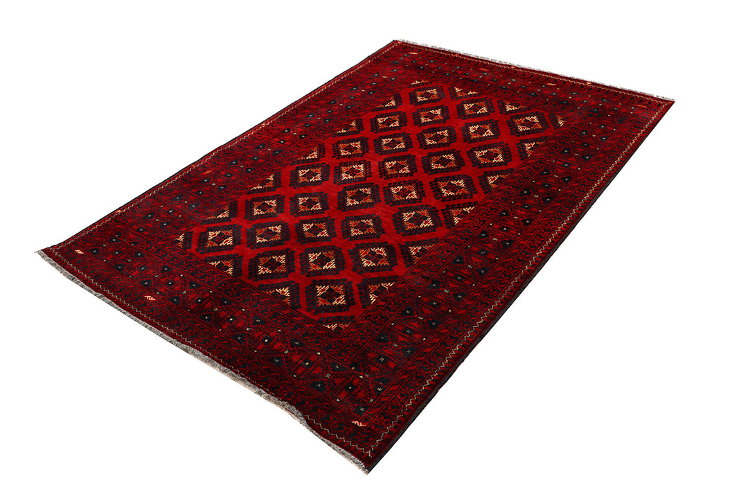 Firebrick Khal Mohammadi 4'  10" x 6'  8" - No. QA36414
