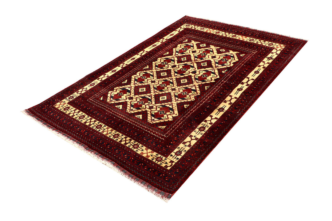 Multi Colored Khal Mohammadi 4'  7" x 6'  6" - No. QA89183