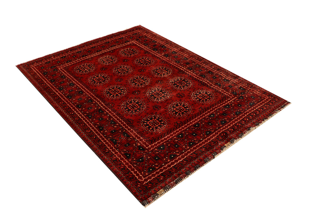 Maroon Khal Mohammadi 4'  10" x 6'  6" - No. QA28113