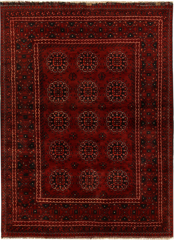 Maroon Khal Mohammadi 4'  10" x 6'  6" - No. QA28113