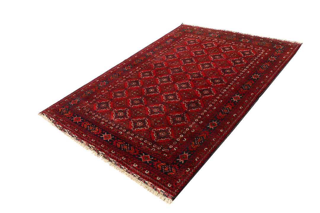 Maroon Khal Mohammadi 5'  7" x 7'  8" - No. QA19094