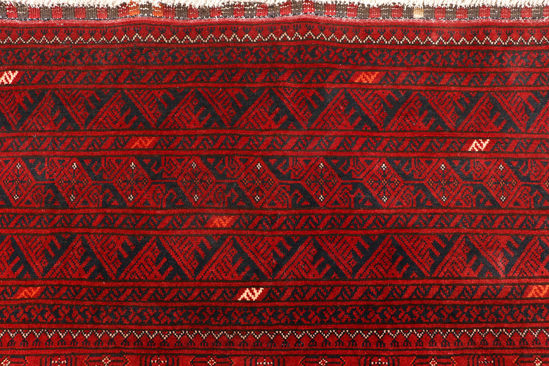 Maroon Khal Mohammadi 6'  4" x 9'  6" - No. QA62259