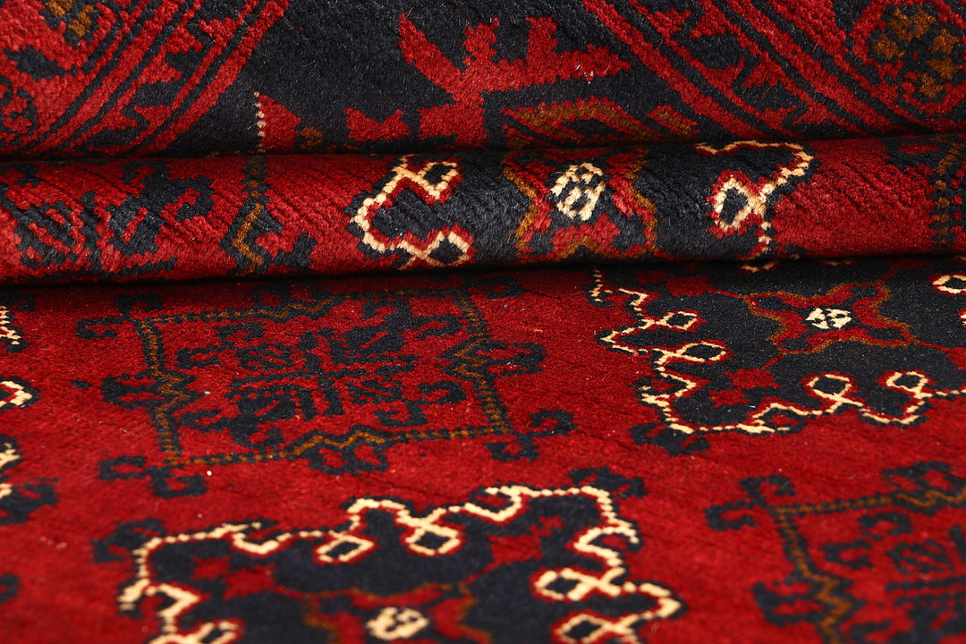 Dark Red Khal Mohammadi 6'  6" x 9'  5" - No. QA91936
