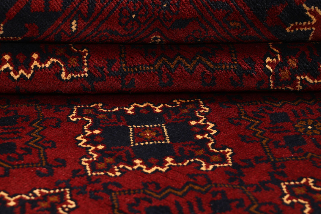 Maroon Khal Mohammadi 6'  5" x 9'  2" - No. QA56784