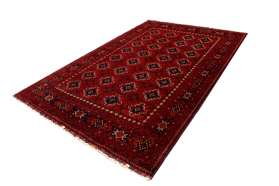 Maroon Khal Mohammadi 6'  5" x 9'  2" - No. QA56784