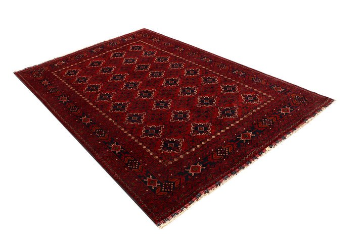 Maroon Khal Mohammadi 6'  5" x 9'  2" - No. QA56784