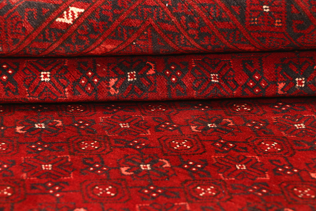 Dark Red Khal Mohammadi 6'  1" x 9'  1" - No. QA43401