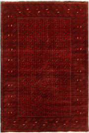Dark Red Khal Mohammadi 6'  1" x 9'  1" - No. QA43401